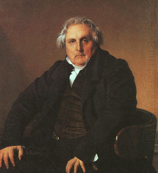 Portrait of Louis Francois Bertin, Jean-Auguste Dominique Ingres